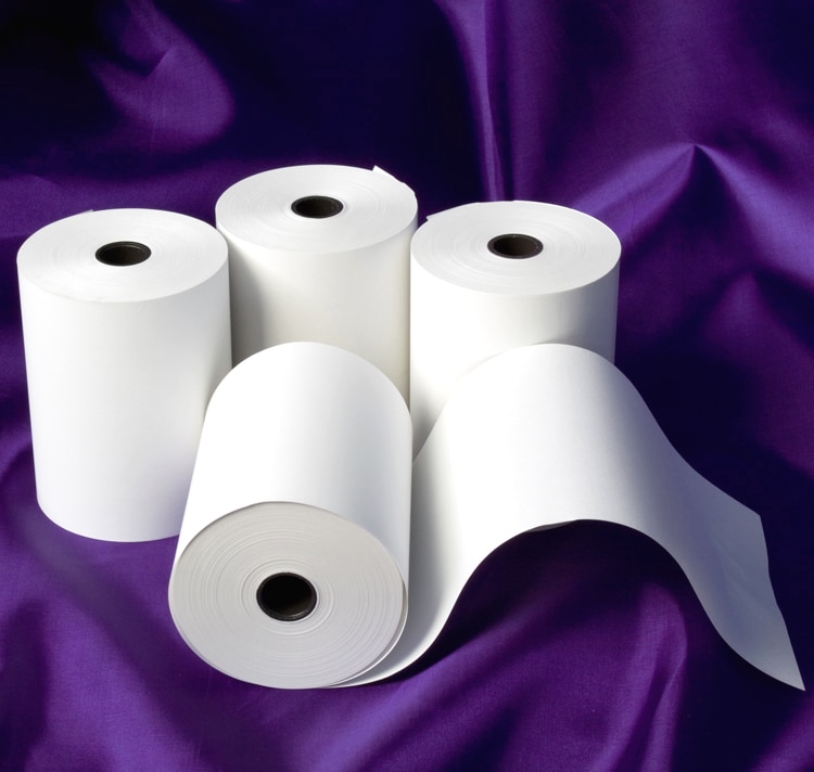 Thermal Receipt Paper Rolls - 3-1/8" X 230', White, BPA Free, Made In USA (100 Rolls)
